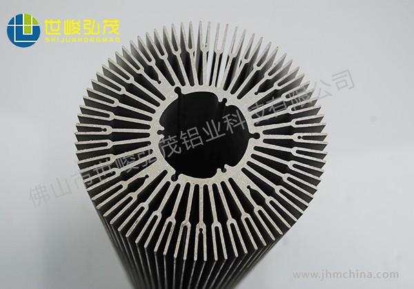 LED筒燈太陽花散熱器鋁型材-2